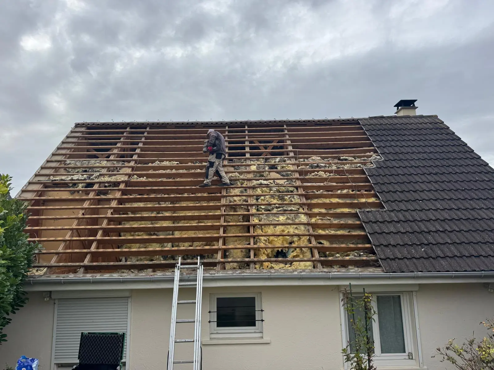 Rénovation toiture Montgeron avec isolation des combles